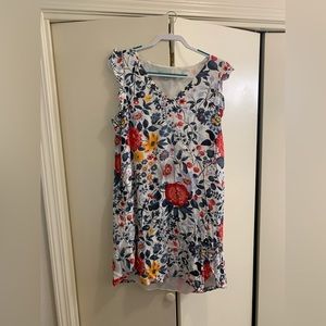 Floral dress by Loft size large